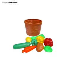 GENERICO - Pack de Frutas y Verduras para Cortar Didácticos para Niños