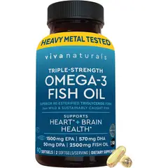 GENERICO - Omega-3 con EPA y DHA Viva Naturals 90 capsulas