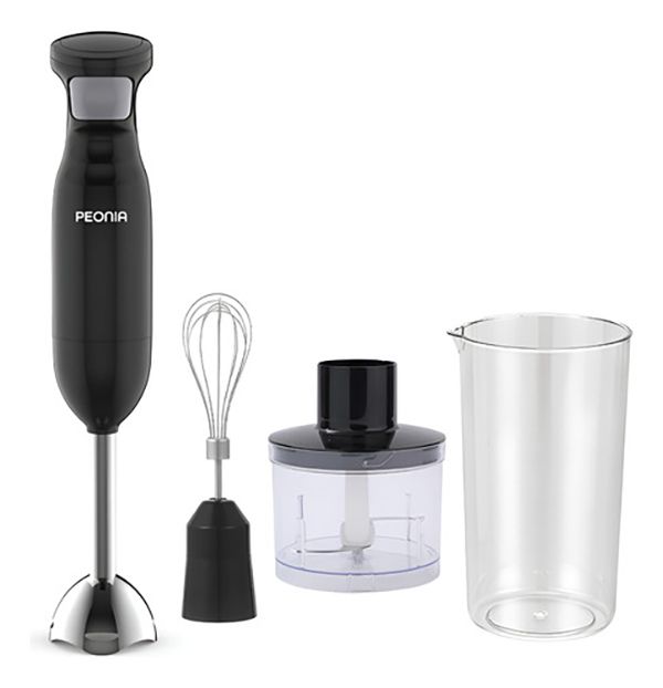 Batidora Electrica De Mano 4EN1 600W Btidora De Inmercion Acero Inoxidable