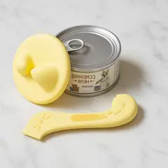 GENERICO - FlexiDuo - Abrelatas y sellador para Mascotas Amarillo