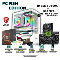 AMD - Computadora PC Gamer RYZEN 5 7600X RAM DDR5 32GB SSD 1TB RTX 5060 8GB