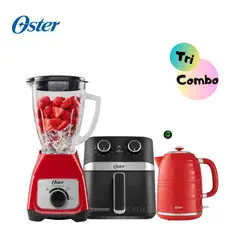 OSTER - Combo Licuadora + Freidora 4L y Hervidor