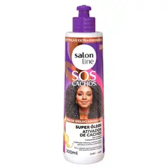 SALON LINE - Activador de rizos SOS Cachos Super Óleos Nutritivos 300ml