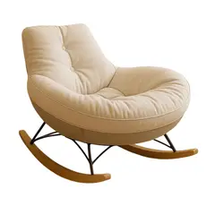 GENERICO - Silla Mecedora de Lujo Estilo Japonés