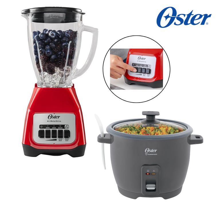 Combo Licuadora BLSTKAGRPB + Arrocera 1.8 L