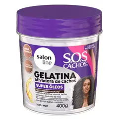 SALON LINE - Gelatina Activadora de rizos SOS Cachos Super Óleos Nutritivos