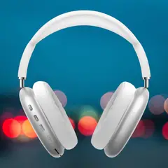 GENERICO - Audífonos Bluetooth 5.0 Plus Max P9 blanco Tipo Vincha con Cancelación de Ruido