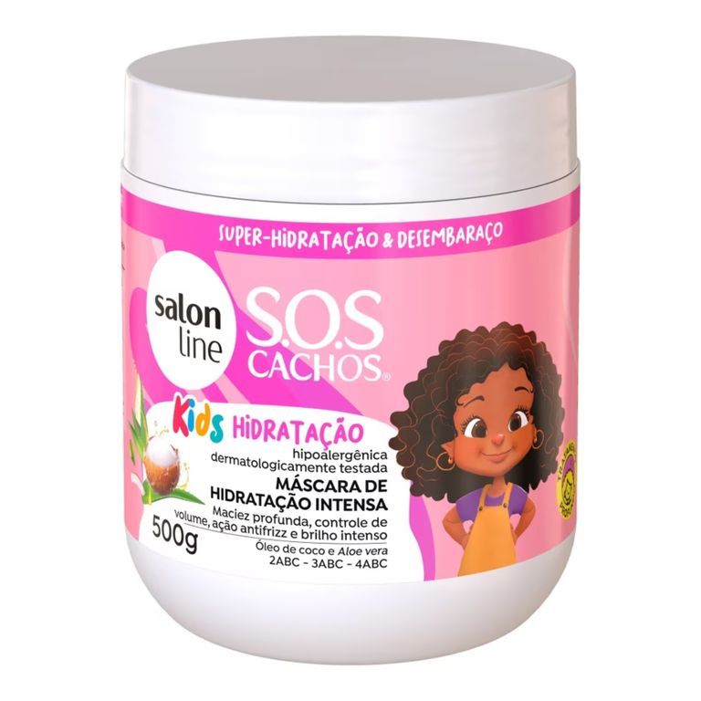 Máscara de Hidratación SOS Cachos Kids 500g