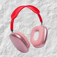 GENERICO - Audífonos Bluetooth 5.0 Plus Max P9 Rojo Tipo Vincha con Cancelación de Ruido