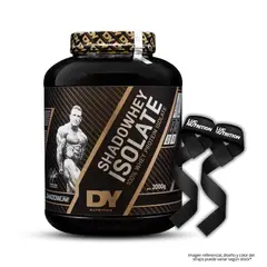 DORIAN YATES - Shadowhey Isolate 2 kg Proteina Isolatada DY - Chocolate + Straps