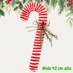 GENERICO - Bastones Navidad Arbol Adornos Bastones Navideños - Miden 42 cms
