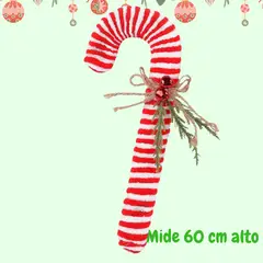 GENERICO - Bastones Navidad Arbol Adornos Bastones Navideños - Miden 60 cms