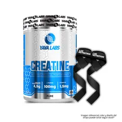 GENERICO - Creatina Yava Labs 300 g - Creatina Monohidratada Yava Labs + Straps