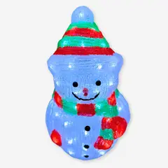 GENERICO - Muñeco de Nieve de Acrílico