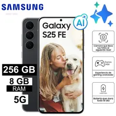 SAMSUNG - Celular Galaxy S25 Fe 256GB 8GB - NEGRO
