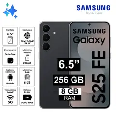 SAMSUNG - Celular Galaxy S25 FE 256GB 8GB - Black