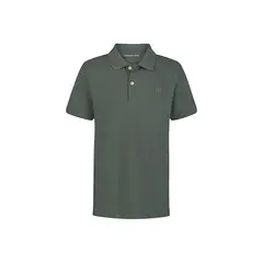 CALVIN KLEIN - Polo Corto Verde Oscuro Infantil Talla 8