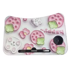 GENERICO - Mesa Plegable Portátil Para Laptop Cama Escritorio Multiusos Diseño Fresa