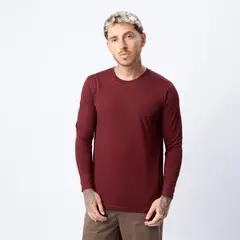 PAPIROS DENIM - Polo Manga Larga Hombre 100% Algodón Regular Fit