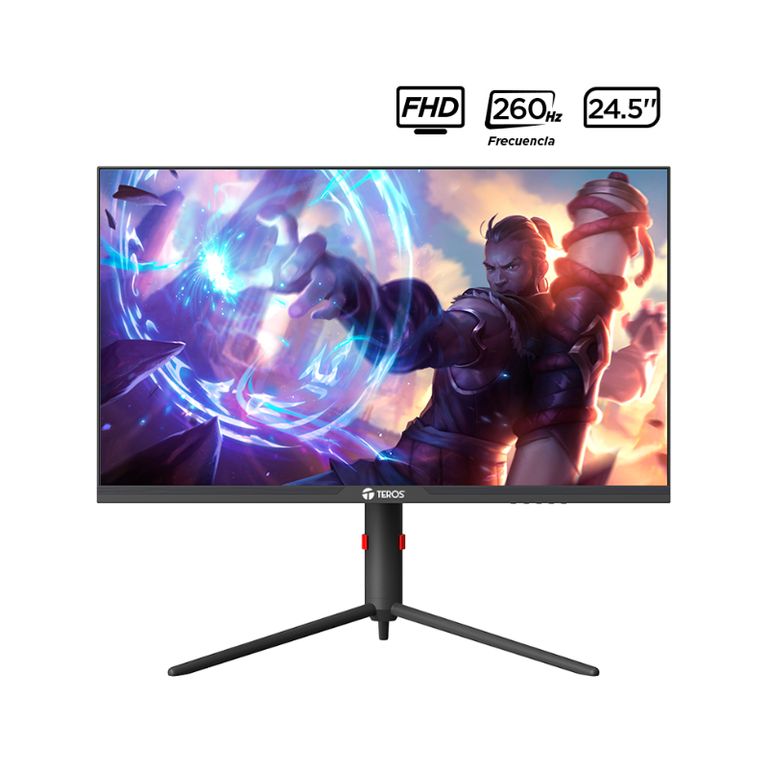 Monitor plano gaming TE-2472G, 24.5" FHD VA, 260 Hz, 1 ms, HDMI, DP