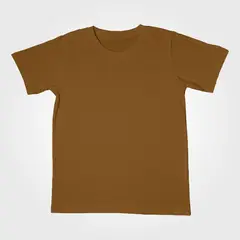 MANYA - Polo Básico de Algodón - Camello