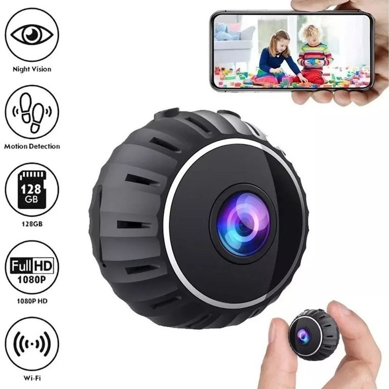 Mini Cámara Espía Inalámbrica Wifi Infrarrojo