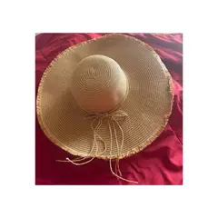 GENERICO - Sombrero Playa Mujer Lazo Nena Marron