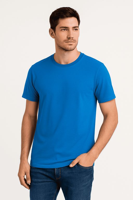 Polo Básico de Algodón - Sky