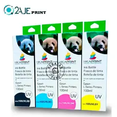 2AJE PRINT - Kit Tinta Compatible para Epson 664 – 4 Colores (100 ml c/u)