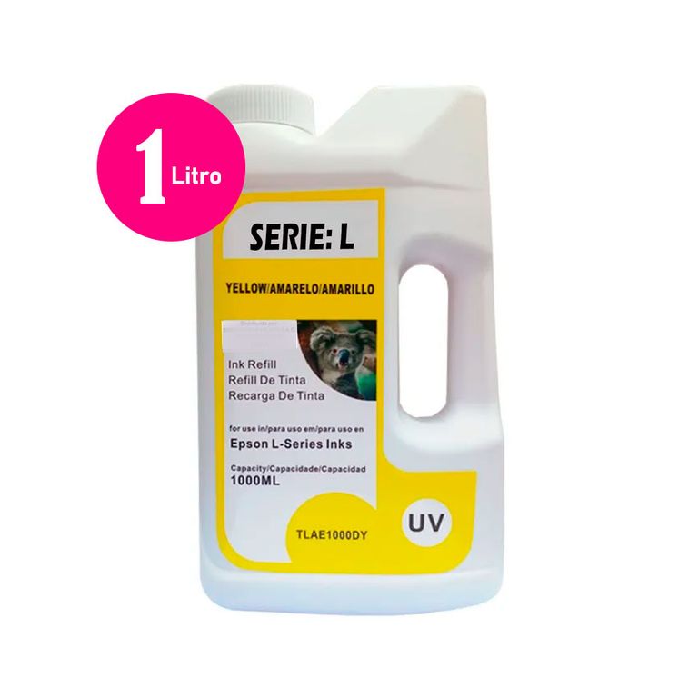 Tinta Top Jet Epson Compatible 1 Litro Amarillo Para L220, L3250, L3210, L4260