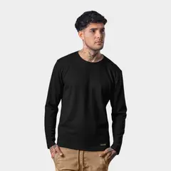 PAPIROS DENIM - Polo Waffer Manga Larga 100% algodón