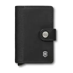 VICTORINOX - Billetera de cuero Altius Secrid Essential Card Wallet color Negro