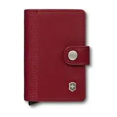 VICTORINOX - Billetera de cuero Altius Secrid Essential Card Wallet color Rojo