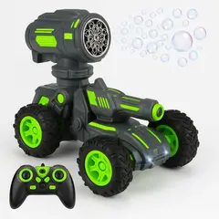 GENERICO - Carro Lanzador de Agua y Burbujas RC 24G Diversión Tecnología y Acción en un Solo Juguete