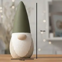GENERICO - Gnomo Pequeño Navideño Decorativo Color Verde