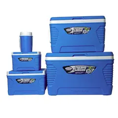 PENTHA - Set Coolers 5 Piezas Neveras Portátiles para Picnic Azul