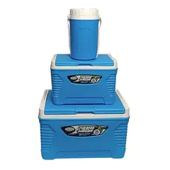 Pentha - Set Hielera Thermo Wagon 14L + 5L + 1 . 5L Frescura Portátil Azul