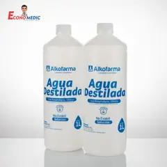ALKOFARMA - Agua Destilada DUO X 1L -