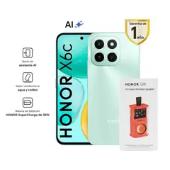 HONOR - X6C 6RAM 256GB AZUL REGISTRADO + PORTABLE WIRELESS SPEAKER