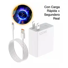 GENERICO - Cargador - Ultra Turbo Power - Tipo C 120 Watts - Con logo