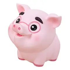 GENERICO - Alcancia Chanchito Irrompible PVC para Niños Infantil Niña