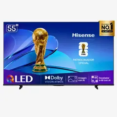 HISENSE - Televisor 55 QLED 4K 55Q6Qv Smart Tv 2025