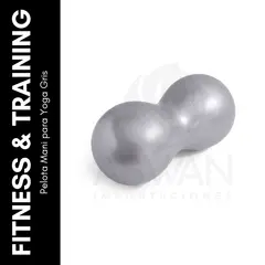 GENERICO - Pelota de Equilibrio Peanut para Yoga Gris