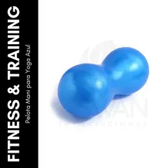 GENERICO - Pelota de Equilibrio Peanut para Yoga Azul