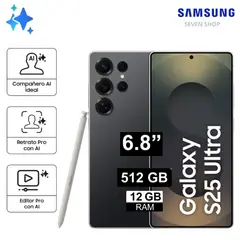 SAMSUNG - GALAXY S25 ULTRA 512GB 12GB - NEGRO
