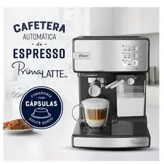 OSTER - Cafetera Automática de Espresso Prima Latte I BVSTEM6603SS 053