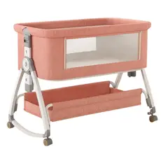 GENERICO - Cuna Mecedora Colecho Anti Reflujo Rosado