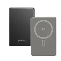 GENERAL - Miccell Power Bank 5000mAh Ultra Delgado con Carga Rápida PD 20W y Conexión Magnética Inalámbrica