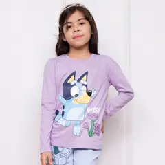 BLUEY - POLO NIÑA ML - JERSEY 100% ALGODON