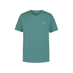 CALVIN KLEIN - Polo Corto Verde Claro Infantil Talla 8